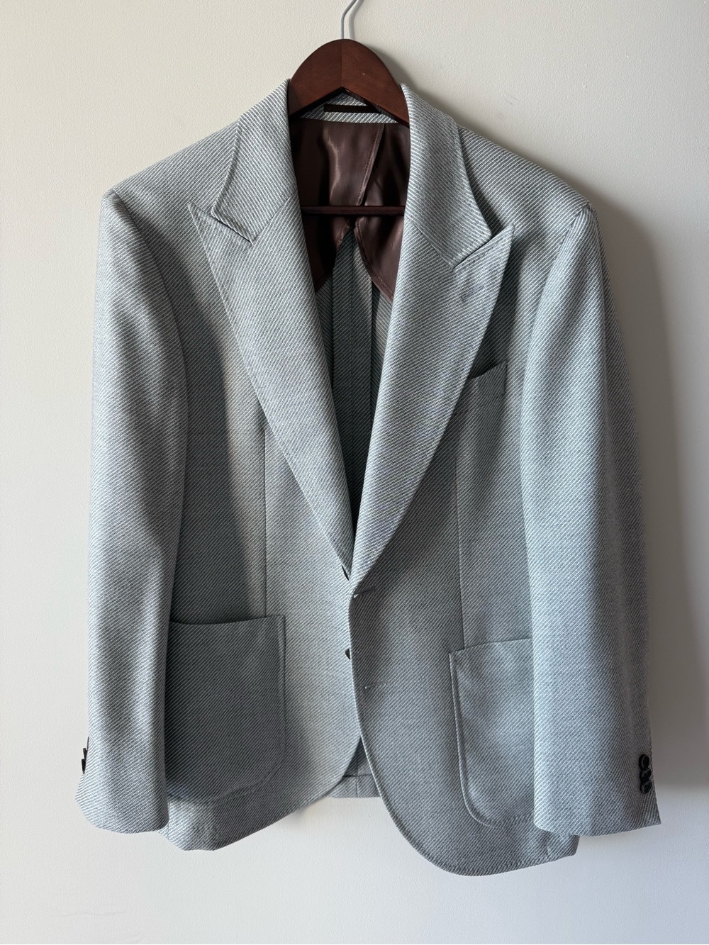 Spier & Mackay Gray Peak Lapel Blazer Contemporary ANGELICO 40S